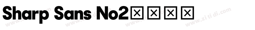 Sharp Sans No2字体转换